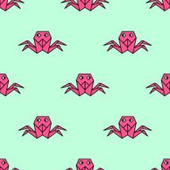 Cute crab origami pattern N2