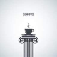 coffee cup classic design background N2