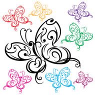 Abstract Butterfly - Illustration N2