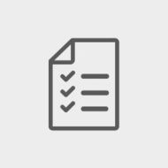 Checklist list thin line icon N3