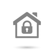 flat safe house icon