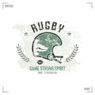 Rugby team helmet emblem N3