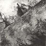 Man in boat black and white graphics for your design