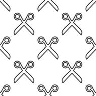 scissors vector seamless pattern