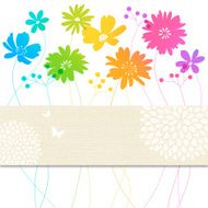 Spring Flowers with Border