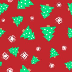 Christmas seamless background Background of fir trees and snowf N2
