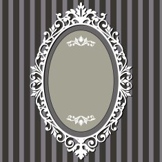 Oval vintage frame N2