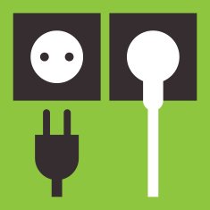 Plug and socket icon N3