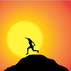 Vector silhouette of woman N515