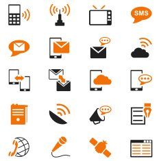 Communication icon set N29
