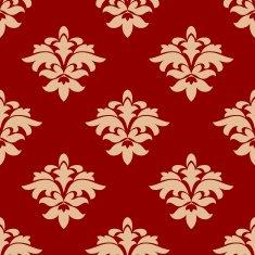 Maroon and beige seamless pattern