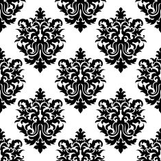 Decorative seamless floral pattern background