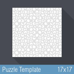 Puzzle Template 17x17 N2