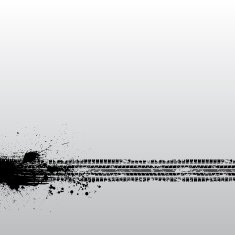Tire track grunge