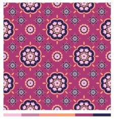 Seamless wallpaper patterns - floral series N17