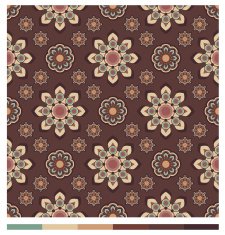 Seamless wallpaper patterns - floral series N18