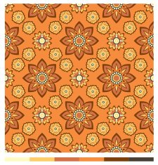 Seamless wallpaper patterns - floral series N19