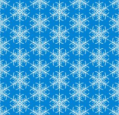 Seamless Snowflake Pattern N19