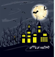 Happy Halloween Card Template N32