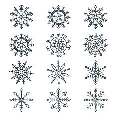 snowflake set N24