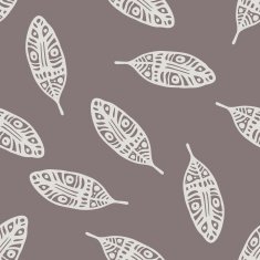 Vintage Feathers Seamless background N22
