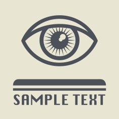 Eye icon or sign