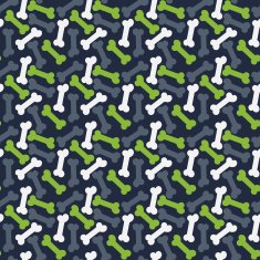 Seamless pattern with Bone N3