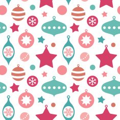 Cute christmas toys seamless pattern N4