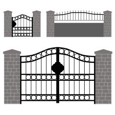Garden Doors (vector)
