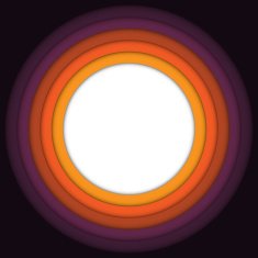 Halloween Frame Circle Stripe Background Vector
