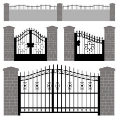 Garden Doors (vector) N2