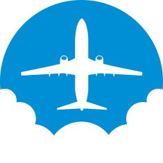 Airplane Clouds Icon