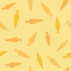 Carrot silhouettes pattern