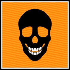 Vector Halloween Skull N3