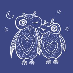 Two cute decorative owls N11