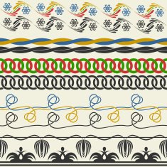 Seamless decorative elements