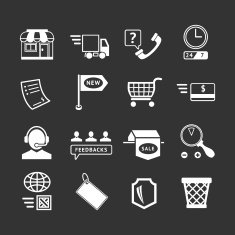 Set icons of shopping and e-commerce N2