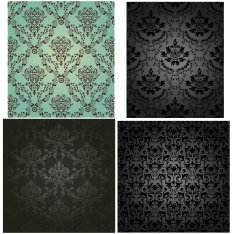 Damask seamless pattern set N4