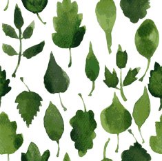 vector seamless pattern with leaves N29