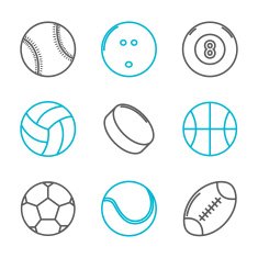 sport icons set N9