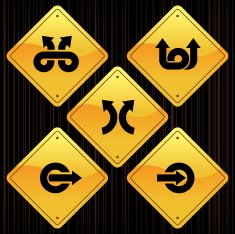 Yellow Signs - Arrows N3