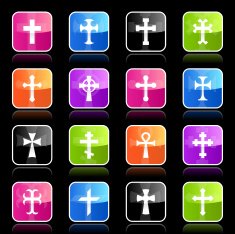 Ubergloss Icons - Crosses