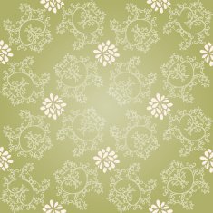 Seamless curly background like glossy green silk