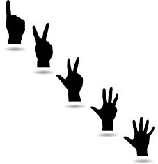 hands silhouette N19