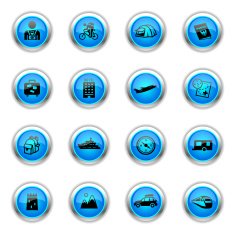 Blue Icons - Tourism