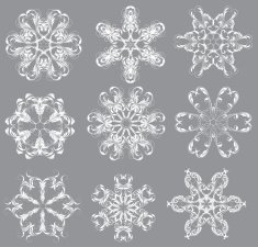 Decorative Snowflakes N3