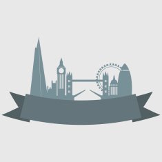 London city skyline with banner N2