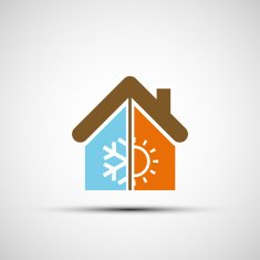 Logo home with climate control N2