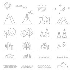Landscape line elements N2