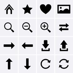 Web Navigation Icons
